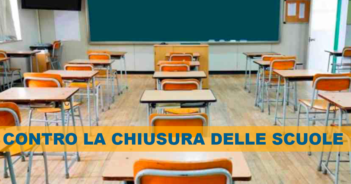 Covid: in Campania scuole chiuse, No Dad scrivono a Draghi