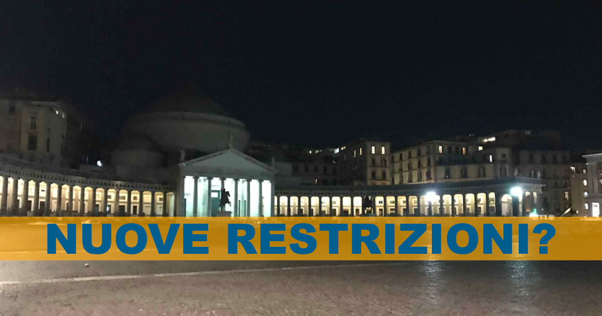 Boom dei contagi: ipotesi coprifuoco alle 20