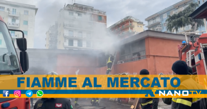 vomero incendio mercato