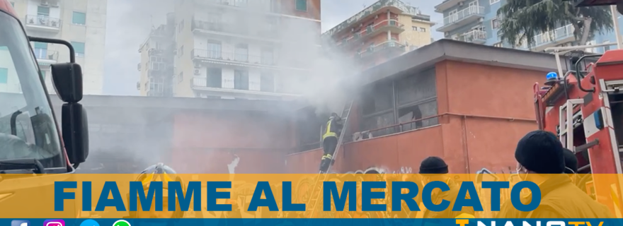 vomero incendio mercato