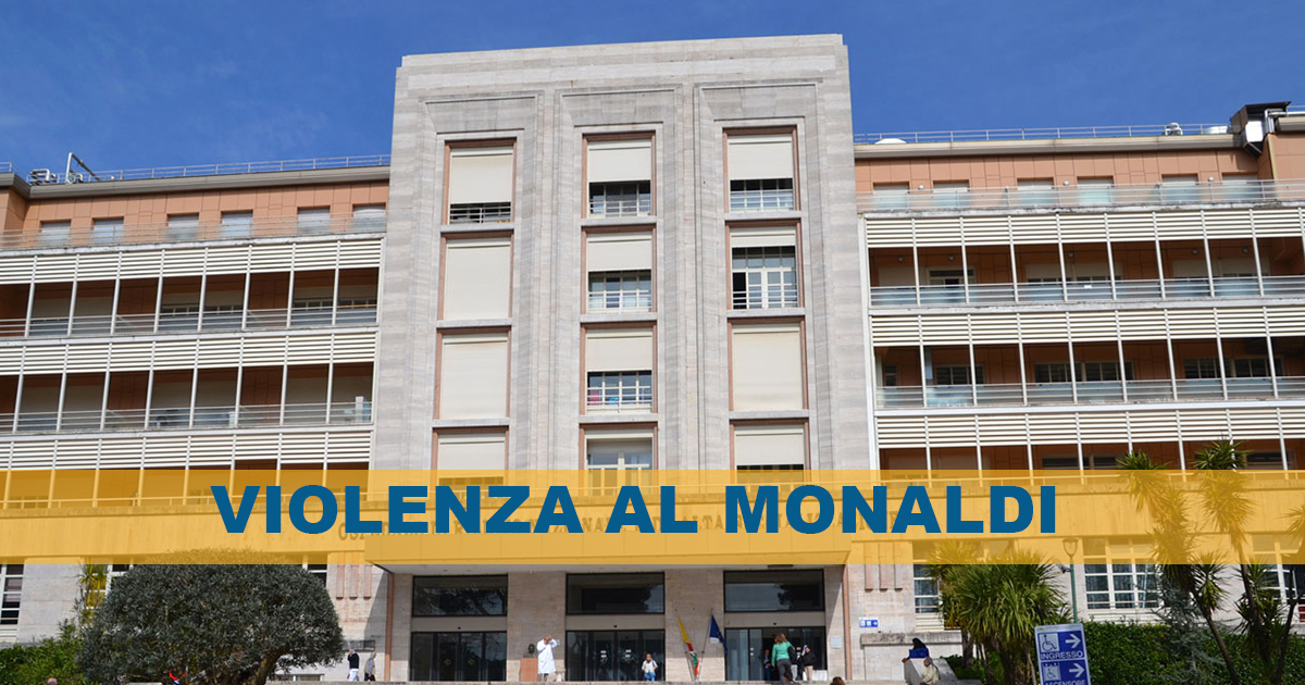 Muore di Covid al Monaldi, parenti feriscono un operatore socio sanitario