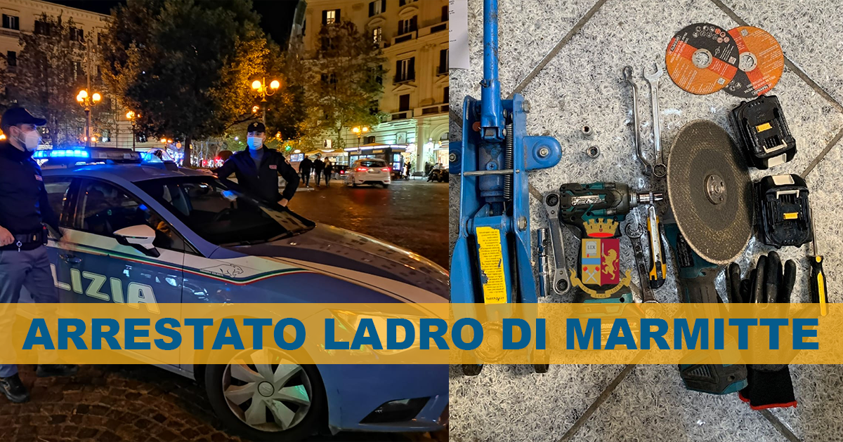 Orta di Atella. Sorpresi a rubare marmitte dalle auto in sosta: arrestati due 48enni