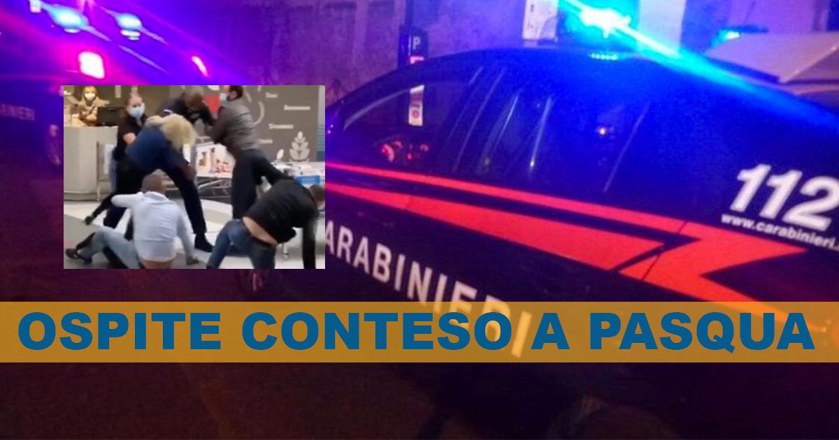 Sant’Antimo: Rissa in famiglia per un ospite conteso al pranzo di Pasqua. 6 denunce