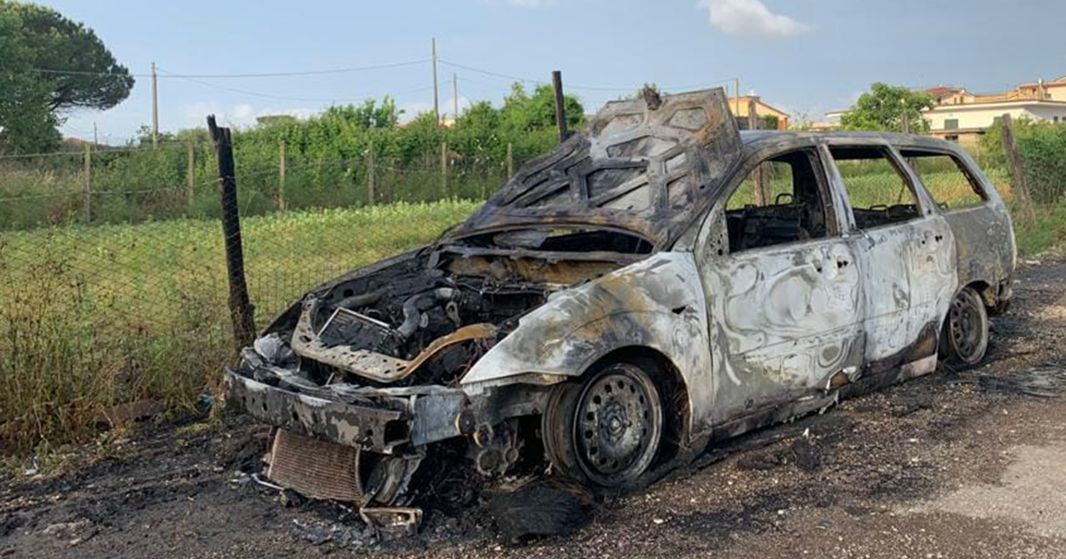 Incendio in Via Molino Vecchio ad Acerra
