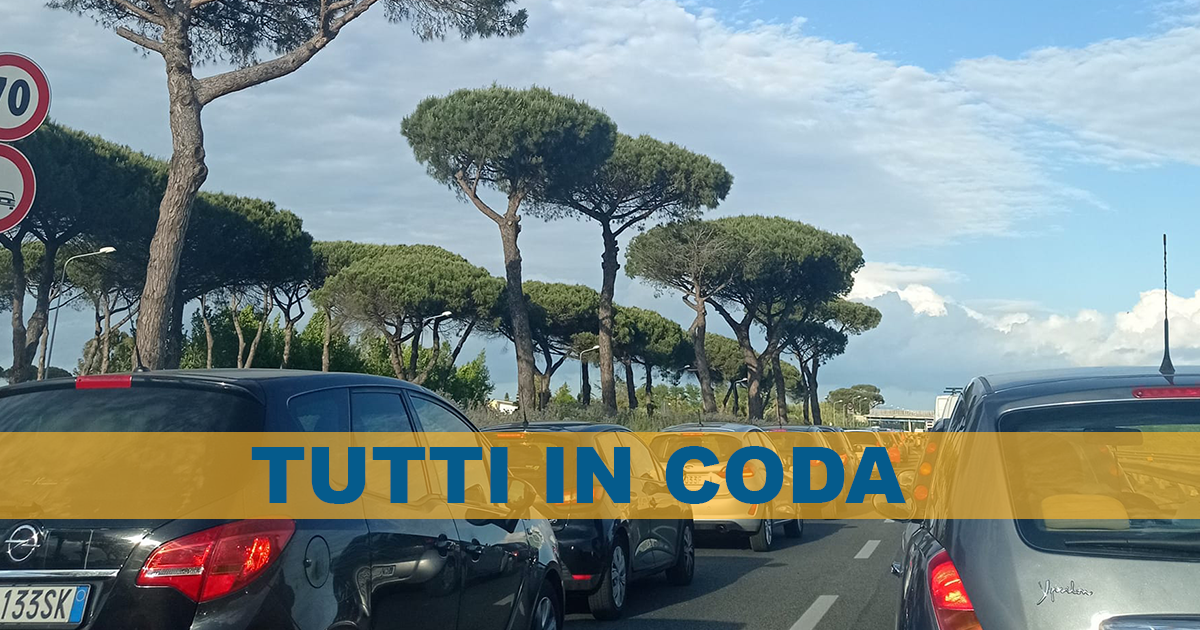 Incidenti sull’Asse Mediano, traffico in tilt