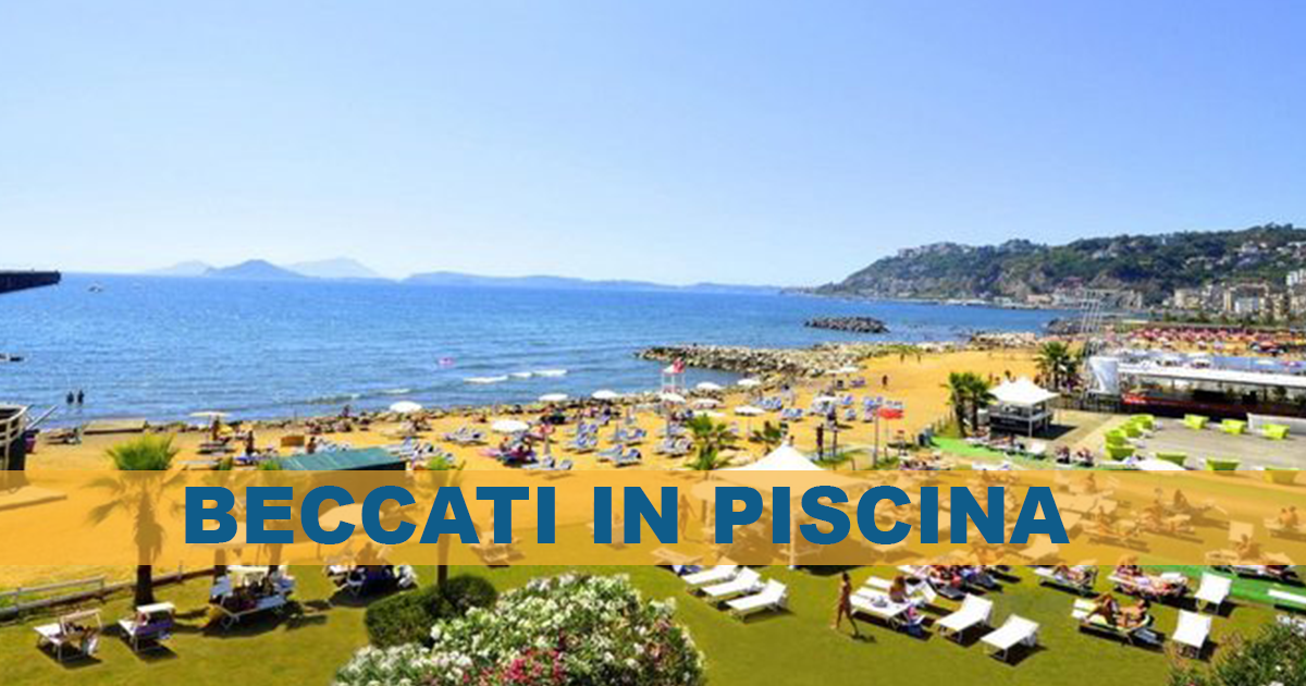 Clienti fanno il bagno in piscina, chiuso l’Arenile