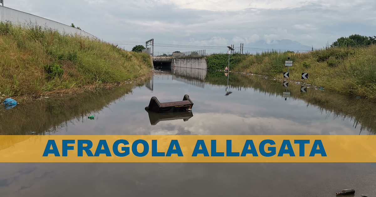 Afragola in ginocchio: Tav sott’acqua e strade distrutte