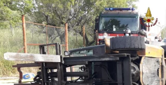 Tragedia in provincia di Caserta. 50enne titolare di un’azienda muore schiacciato da un muletto
