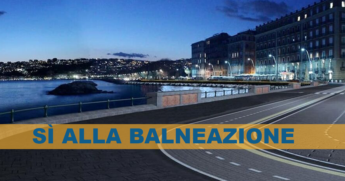 Napoli, sì alla balneazione a Posillipo e lungomare: out Marechiaro e via Partenope