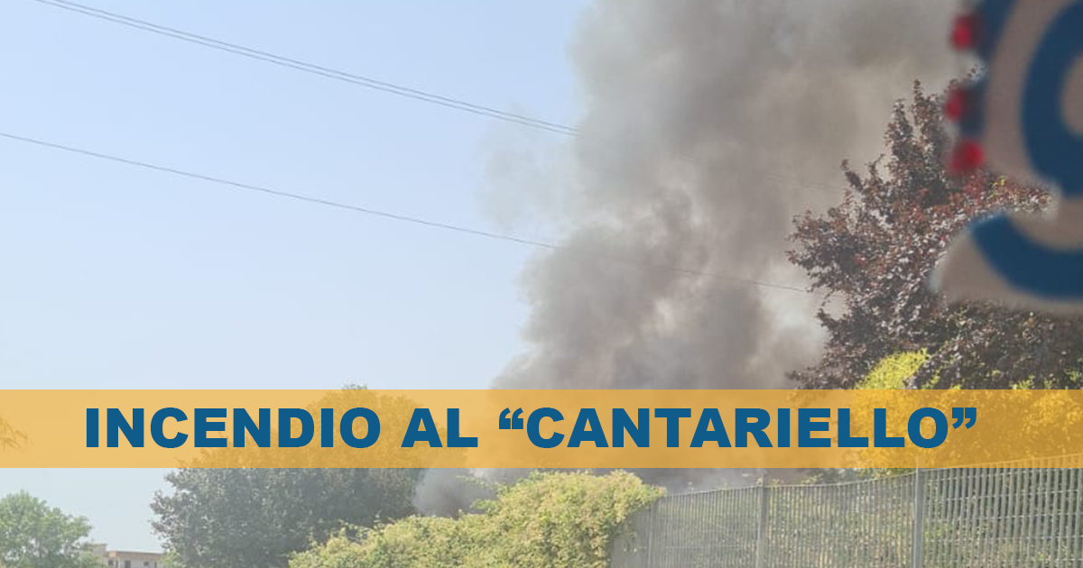 Afragola: continuano gli incendi, enorme coltre di fumo al “Cantariello”