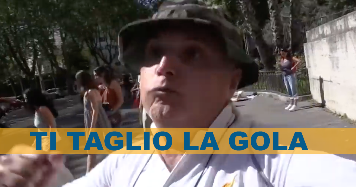 Preso a pugni giornalista di Repubblica da un no-Green Pass, denunciato