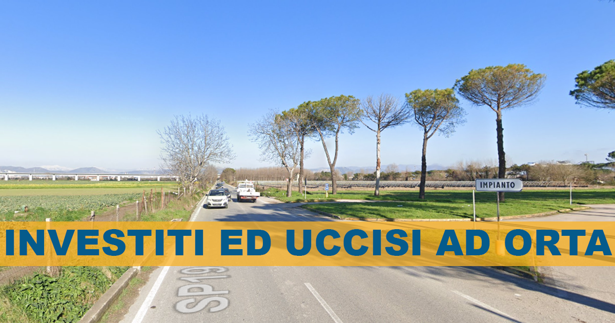 Orta di Atella: investite ed uccise due persone