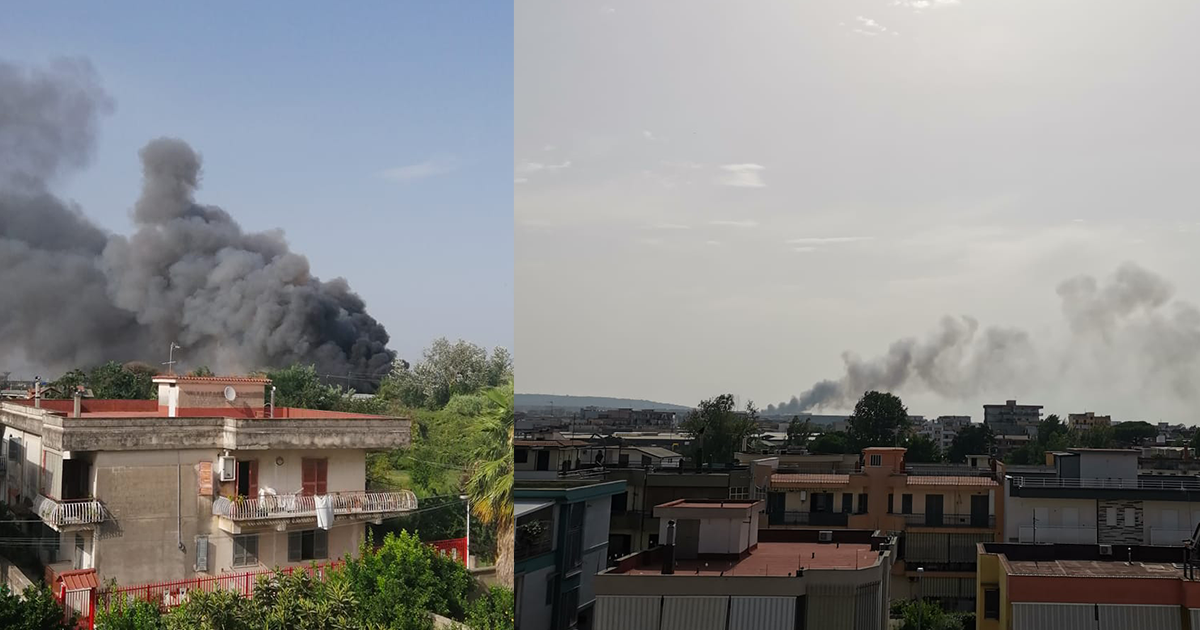 Incendio a Scampia: chiuso asse perimetrale, traffico in tilt