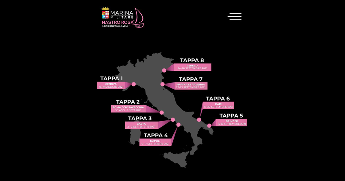 Marina Militare Nastro Rosa Tour: premiazione e chiusura all’Arsenale di Venezia