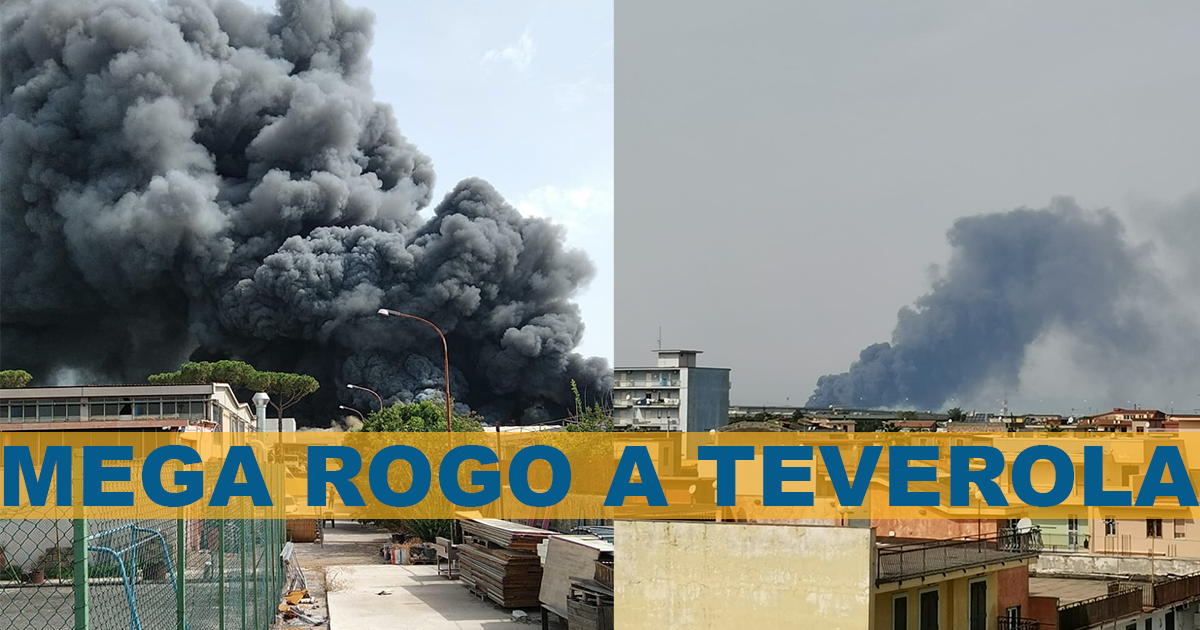 Incendio zona Asi Teverola: Capannone industriale sprovvisto del piano antincendio