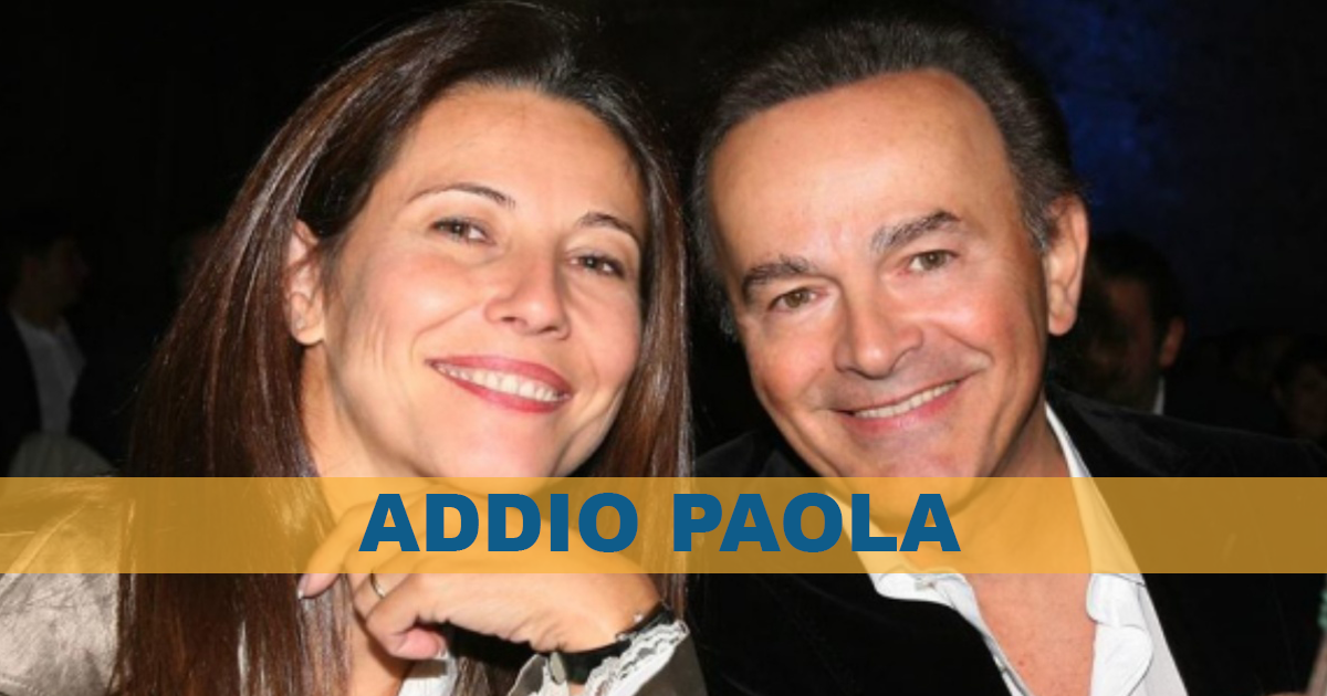 Lutto per Dodi Battaglia, è morta la moglie Paola: l’annuncio straziante