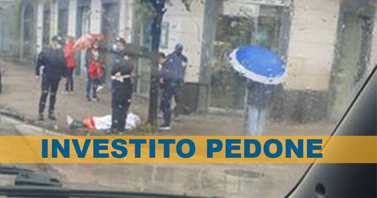 Afragola: investito in via Arena, trasportato in pronto soccorso