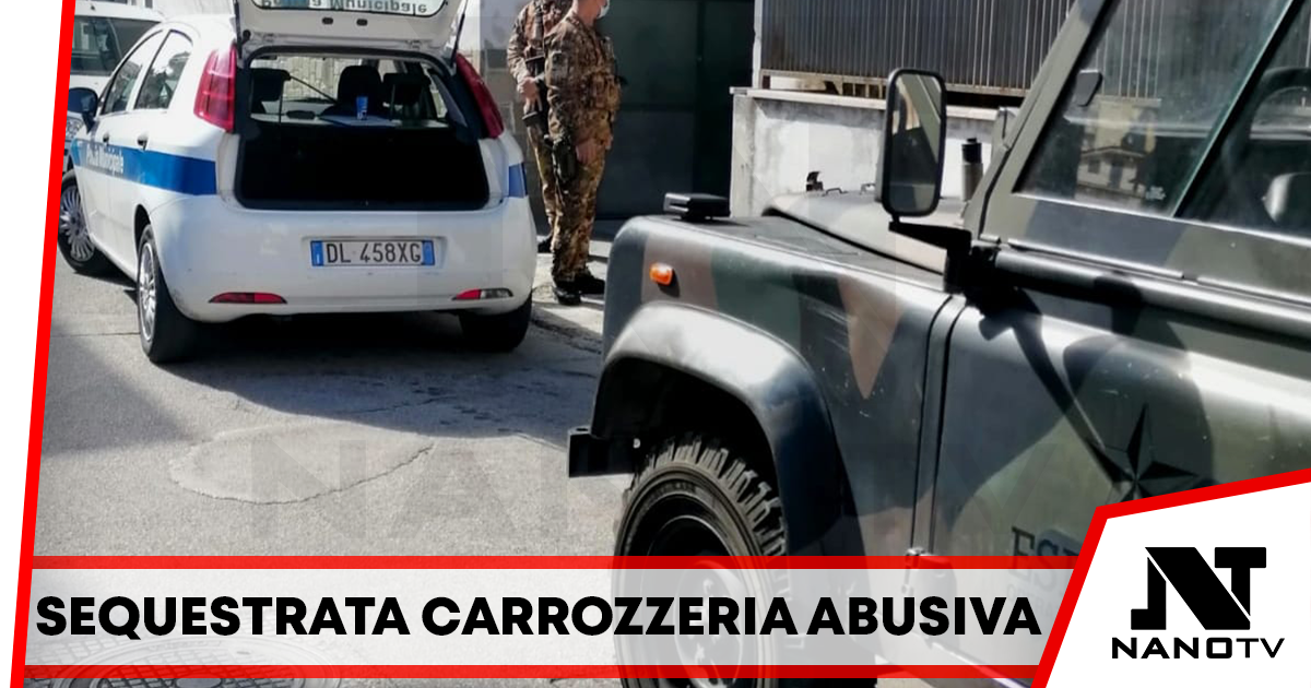 Arzano: inquinamento ambientale e sversamenti illeciti, sequestrata carrozzeria abusiva