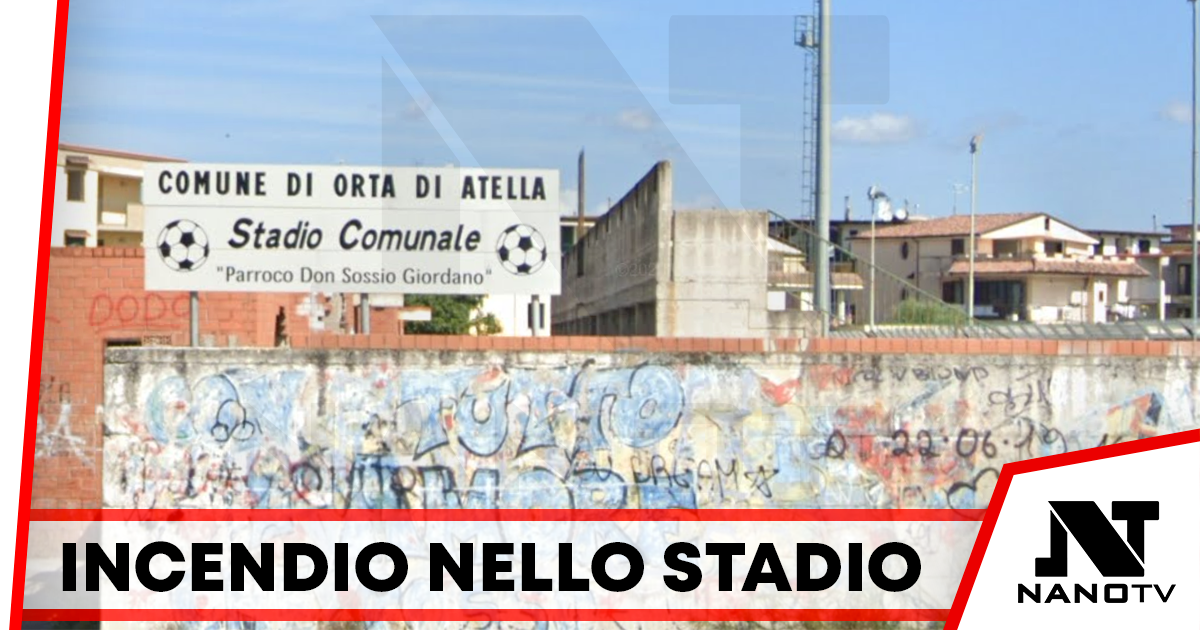 Orta di Atella: ennesimo incendio nel campo sportivo