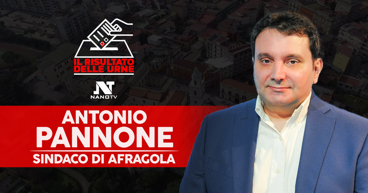 Antonio Pannone è il nuovo sindaco di Afragola