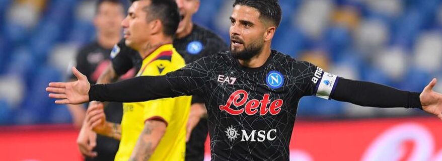 Napoli-Bologna: 3-0. Gli azzurri ritornano in vetta alla classifica