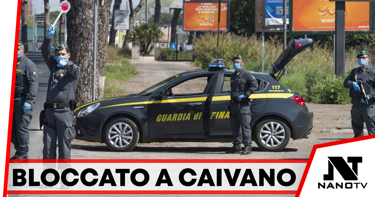 Caivano: fugge dopo l’alt della Finanza ma viene bloccato, era armato