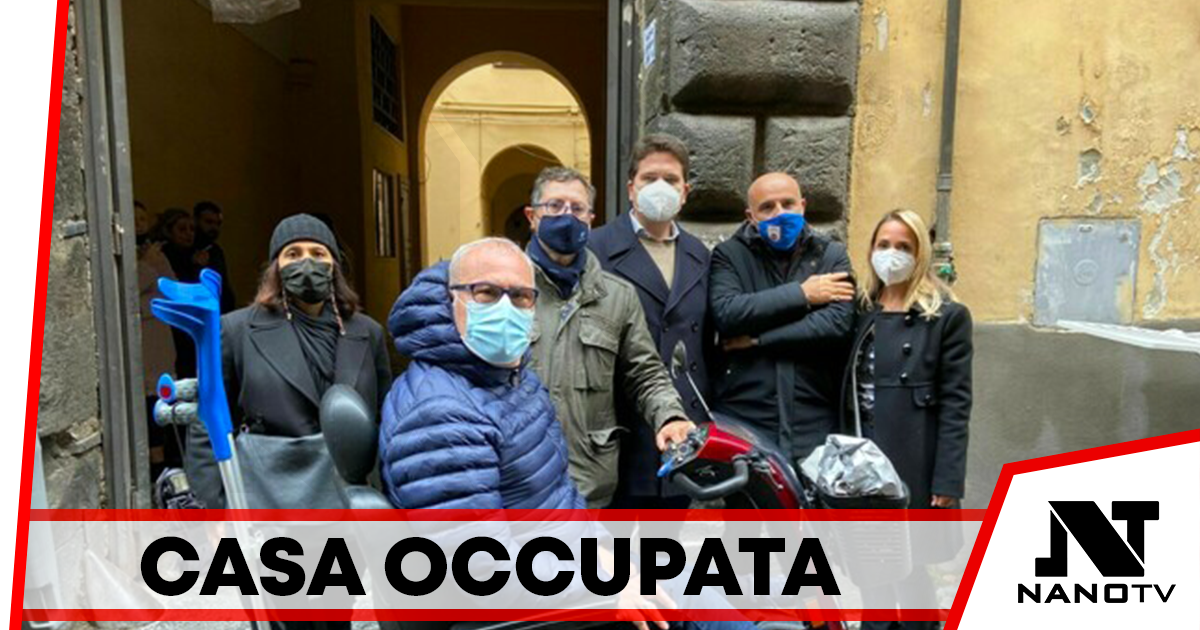 Casa occupata ad una 90enne a pizzofalcone, il caso è nazionale