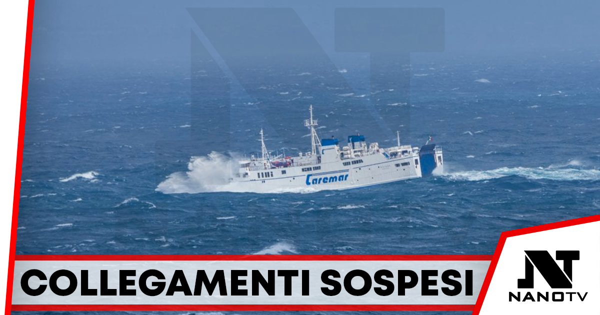 Maltempo: Sospesi i collegamenti con Capri, Ischia e Procida
