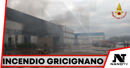 Incendio Gricignano Aversa Frigocaserta