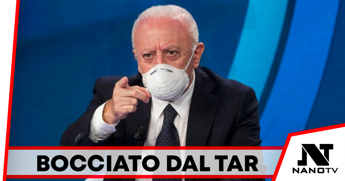 Covid, Tar della Campania: “Illegittime le ordinanze di De Luca sulla chiusura delle scuole”