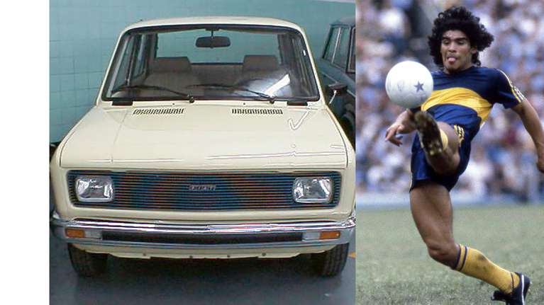 Maradona, la sua Fiat 128 del 1982 è in vendita