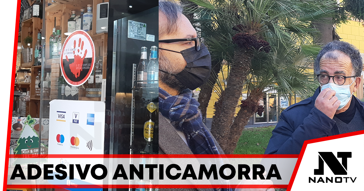 Afragola, i commercianti adottano adesivo anticamorra