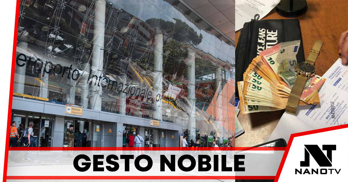 La storia da Afragola: trova 1500€ e un orologio a Capodichino e li fa restituire al proprietario