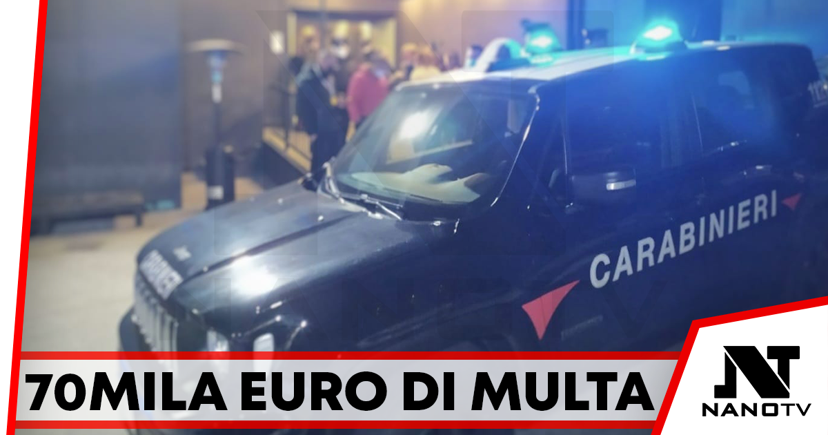 Festa in disco con centinaia di liceali in provincia di Napoli, multa da 70mila euro