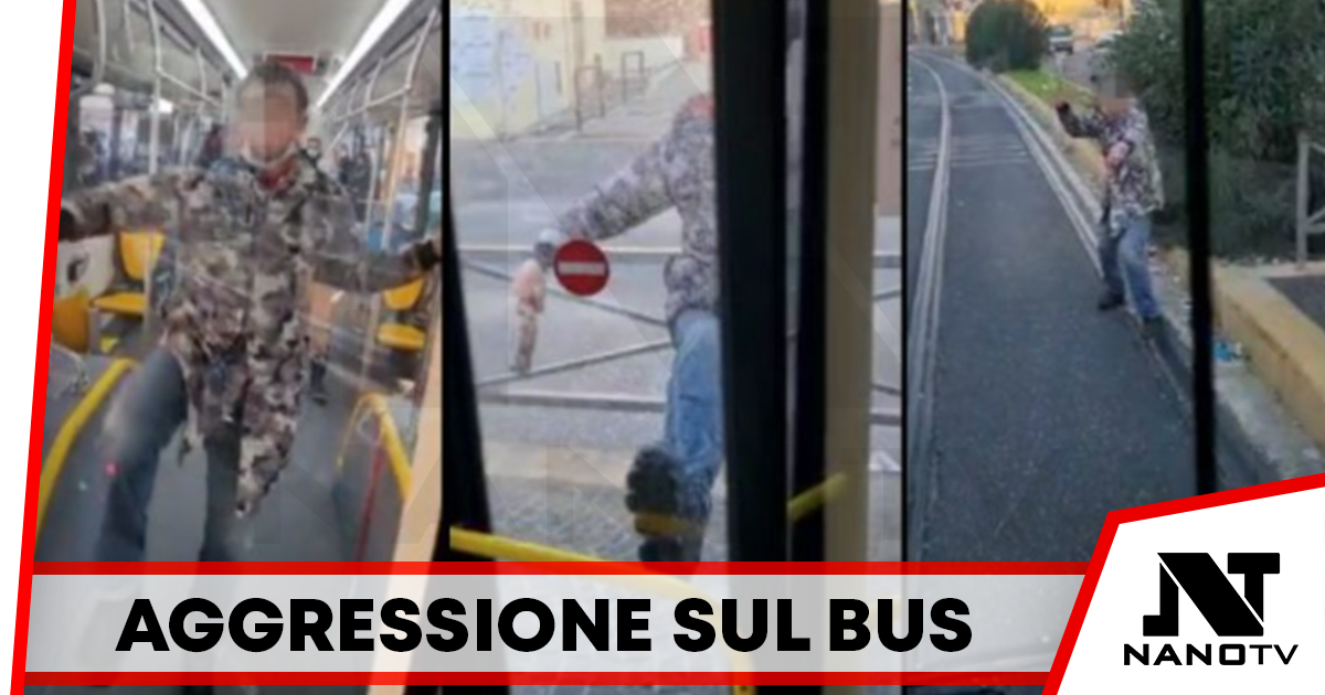 Sale sul bus senza mascherina: Aggredisce con minacce e sputi il conducente