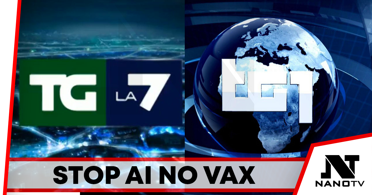 Tg1 e TgLa7 censurano i “no vax”: non avranno più visibilità