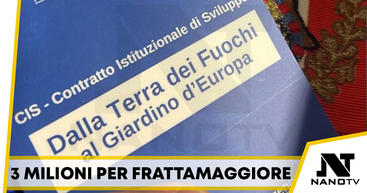 Frattamaggiore: 3 milioni di euro dal Contratto Istituzionale di Sviluppo