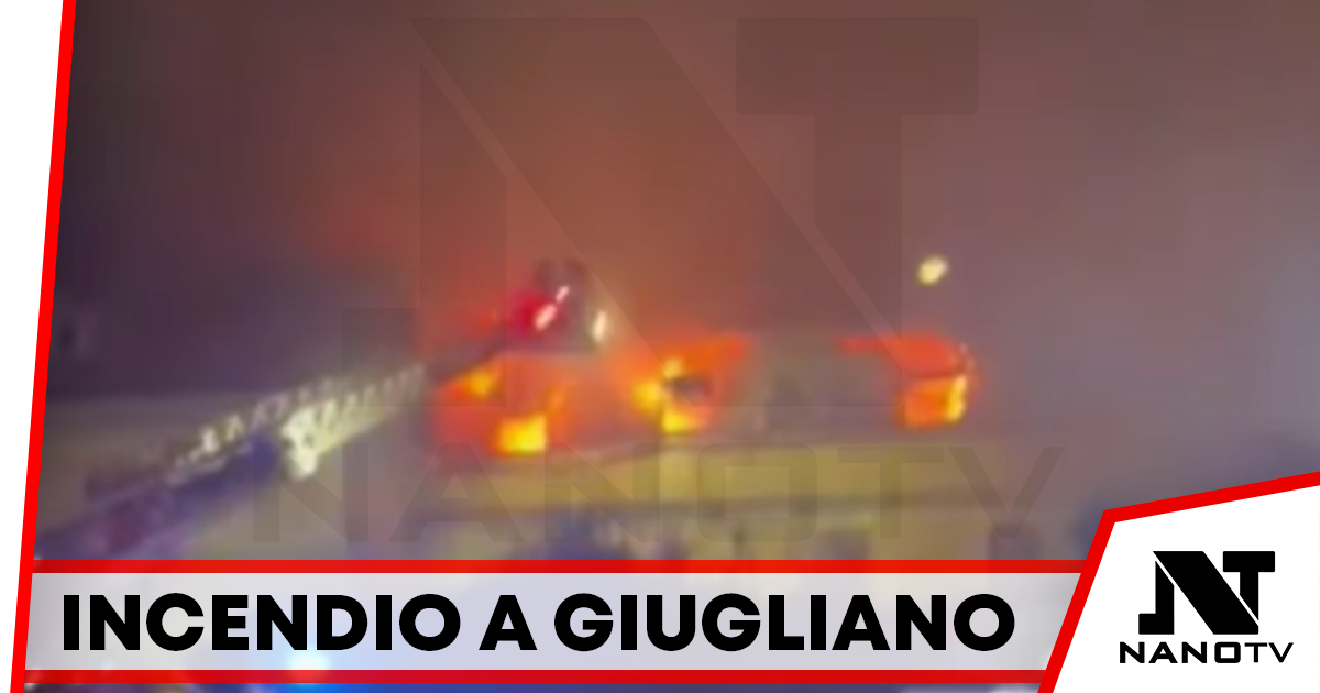 Giugliano: incendio in una mansarda, ferito un uomo