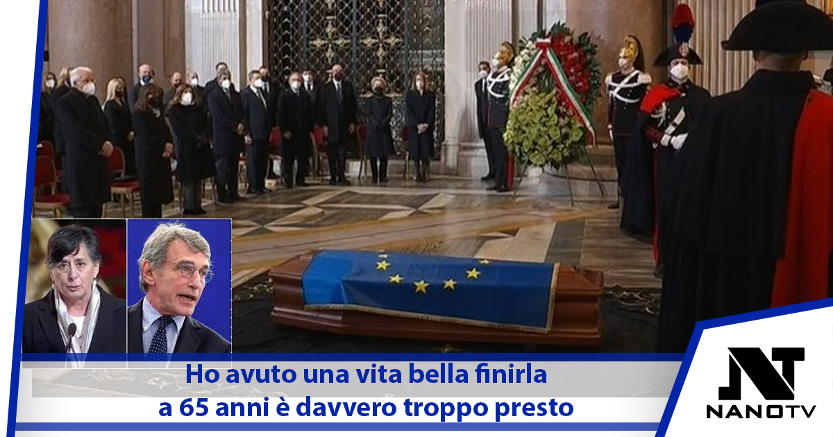 David Sassoli, il ricordo dell’Uomo giunge prima di quello del Presidente
