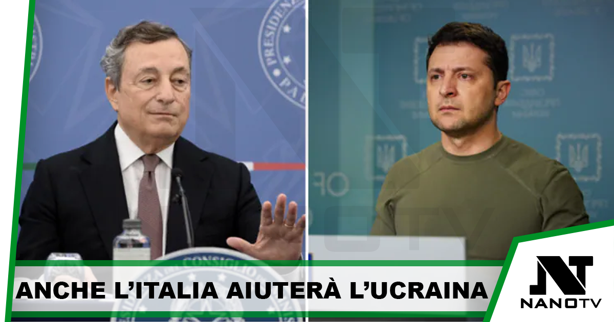 Anche l’Italia aiuterà militarmente l’Ucraina