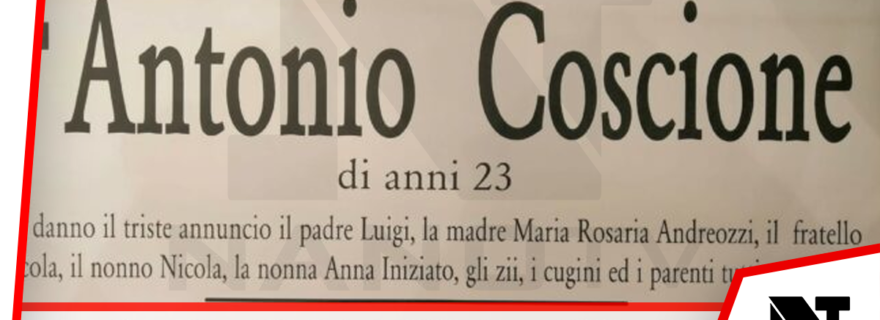 Antonio Coscione Incidente Aversa