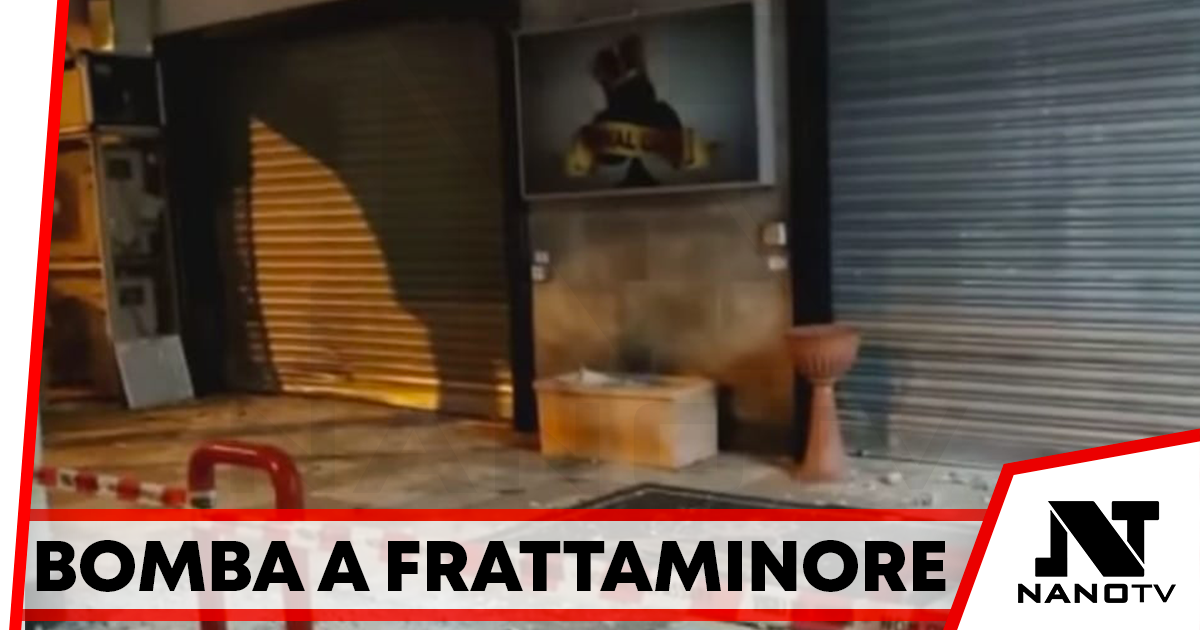 Frattaminore: bomba carta all’estero di una sala slot