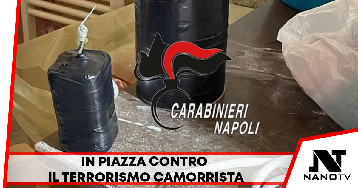 Bombe a Frattaminore, ‘Comitato di liberazione dalla camorra Area Nord di Napoli’ in piazza contro il terrorismo camorrista