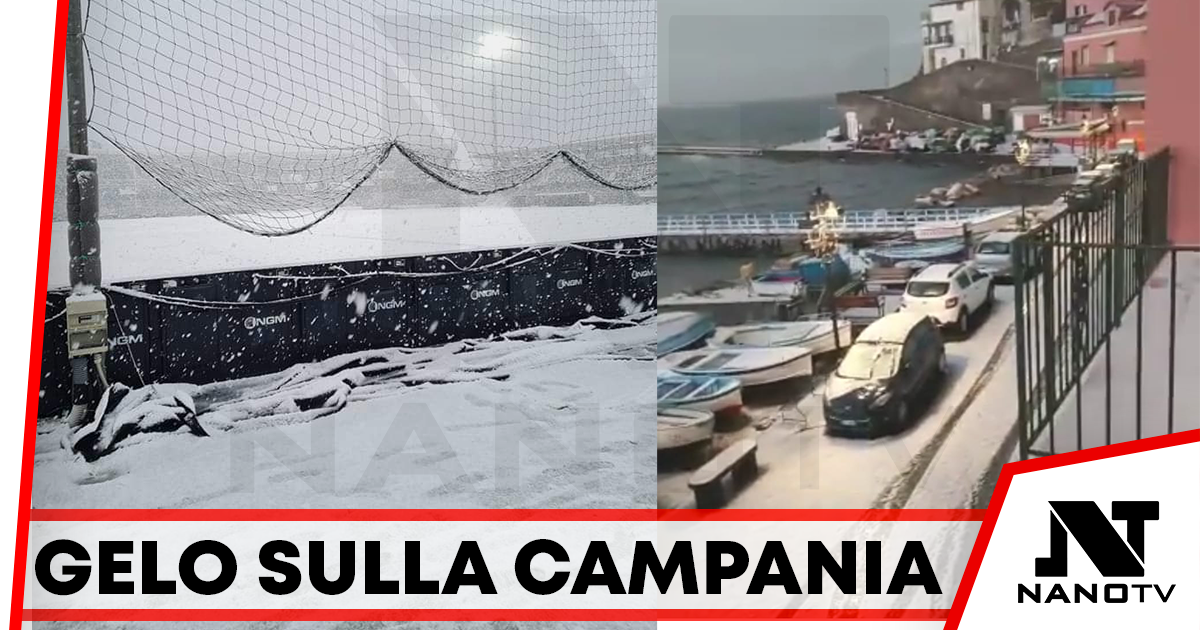 Neve ad Avellino e Casertavecchia, sorpresa anche a Sorrento