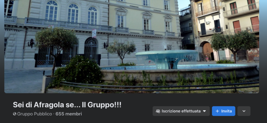 Riaperto nuovamente il gruppo Facebook “Sei di Afragola se… Il Gruppo!!! Bloccato inspiegabilmente ieri dal social: Lo staff “Un gruppo tutto nuovo e da scoprire”.