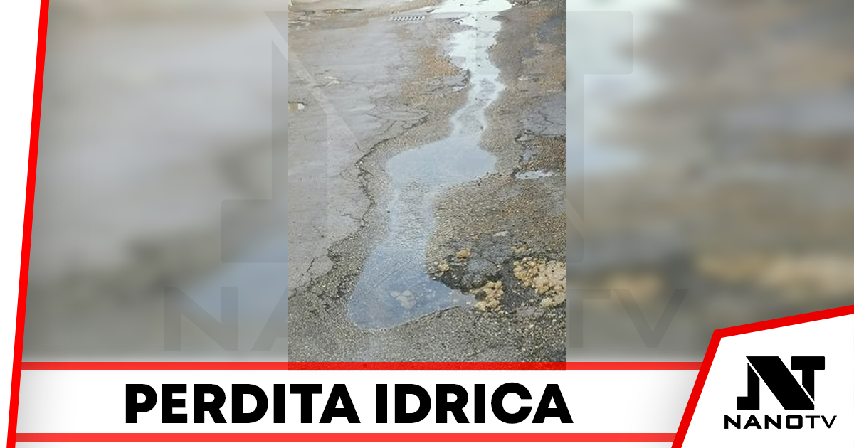 Villaricca: Perdita idrica in strada, cittadini preoccupati