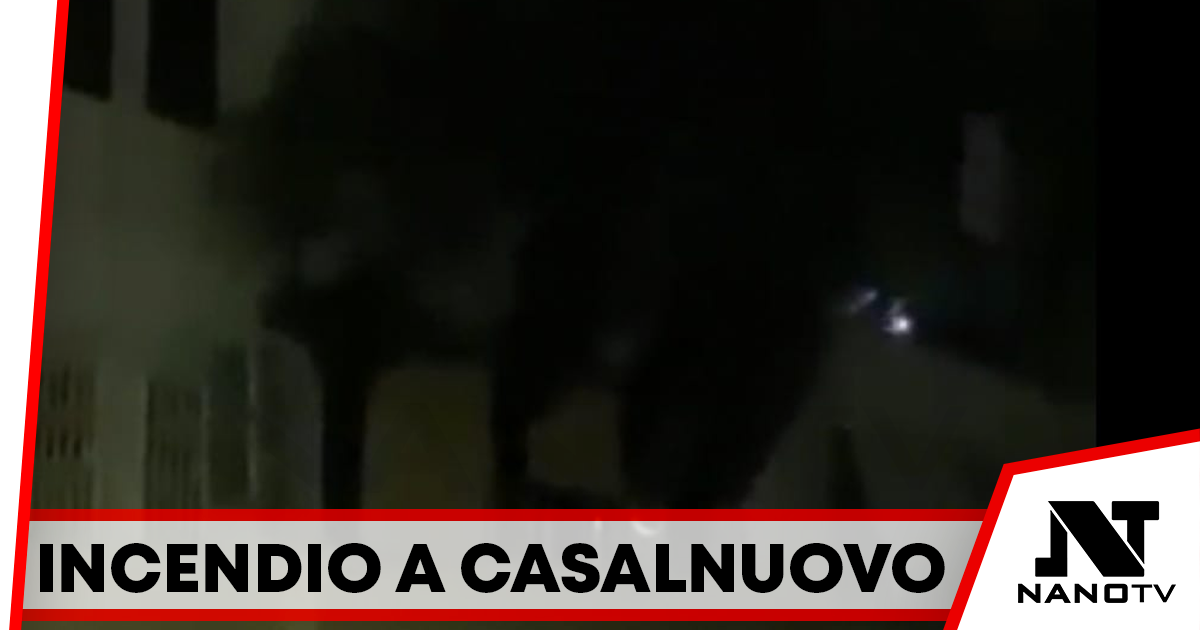 Casalnuovo: incendio in un appartamento del parco macello