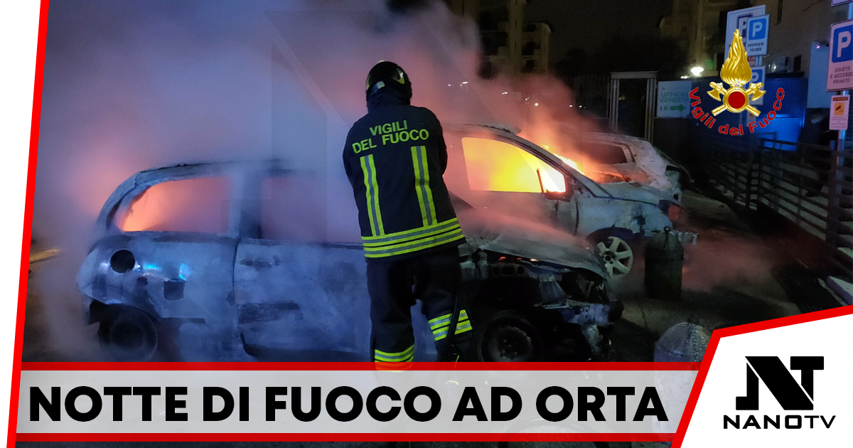 Orta di Atella: incendiate quattro auto nella notte