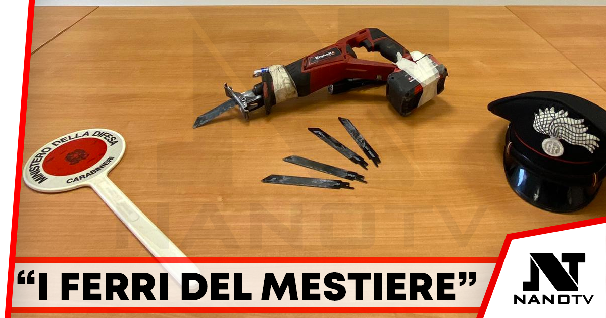 Da Campobasso ad Orta di Atella scoperto con arnesi atti allo scasso