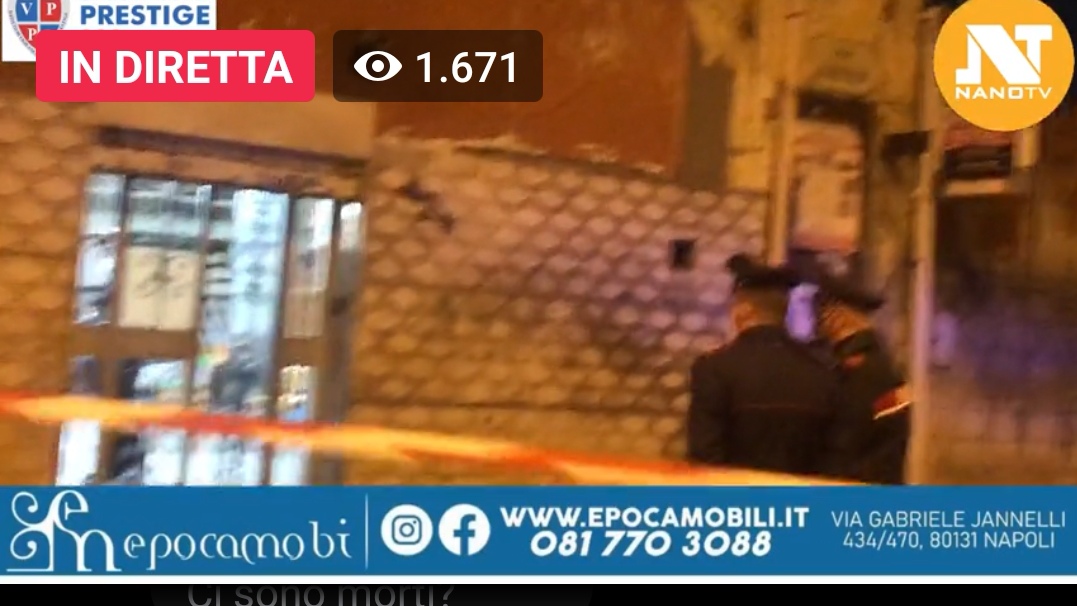 Arzano: sparatoria in centro, feriti due uomini